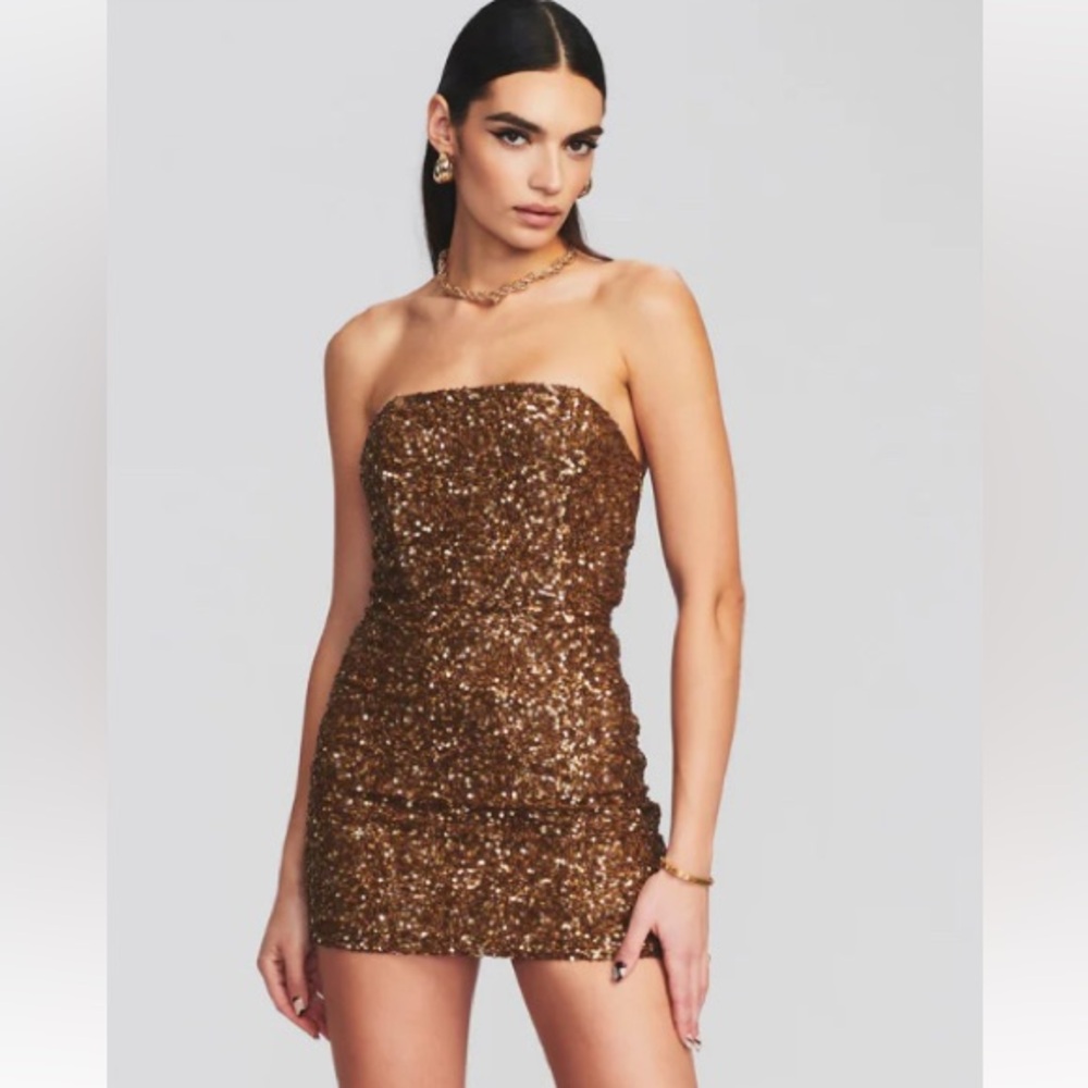Amber Sequin Mini Dress